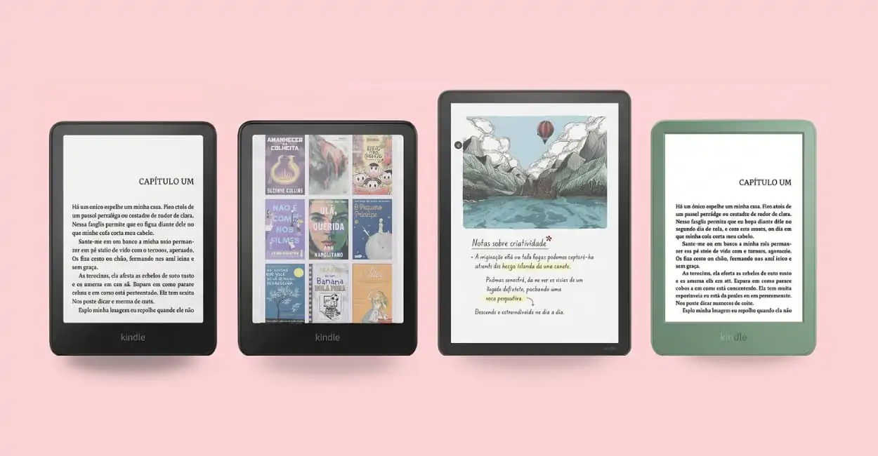 Qual o melhor Kindle para comprar em 2026? Guia completo